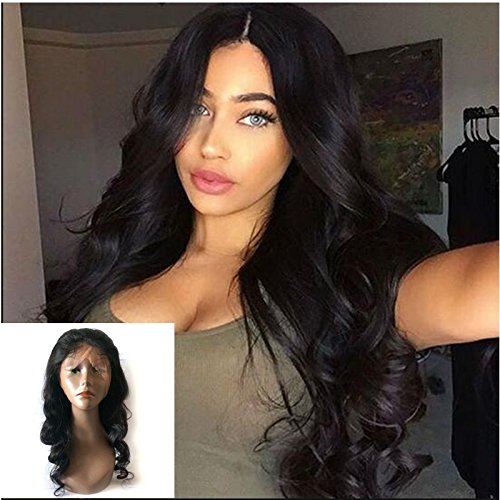 Enoya 360 Lace Front Wigs Human Hair Loose Wave 200% Density Brazilian Virgin Hair Wigs for Black Women, Loose wave Lace Front Wigs Human Hair with Baby Hair (silk top 18")
