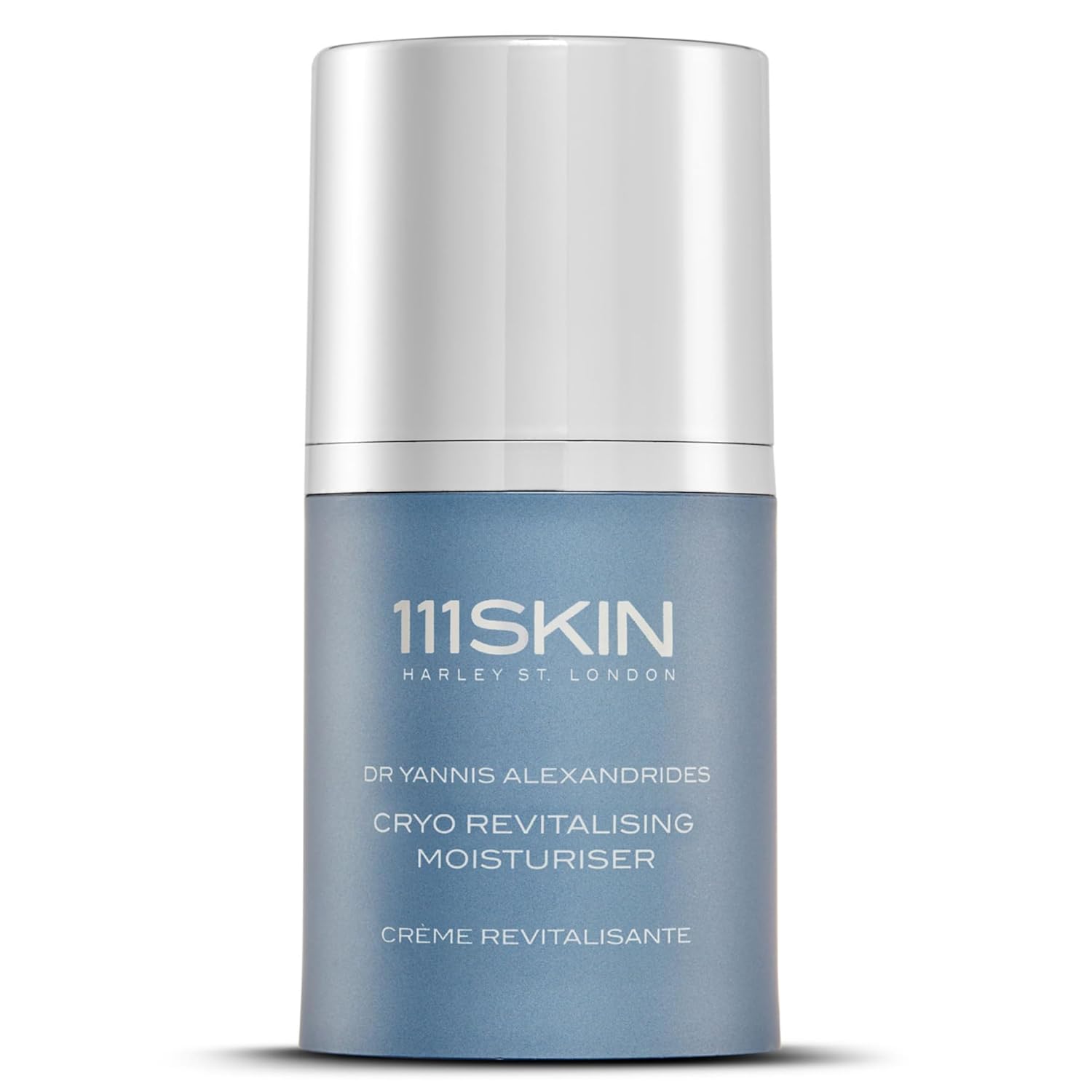 111SKIN Cryo Revitalising Moisturiser, Hydrating Gel Face Cream with Hyaluronic Acid, Ginseng Complex & ATP for Skin & Neck, Firming & Tightening Daily Face Moisturizer for All Skin Types, 1.69 fl oz