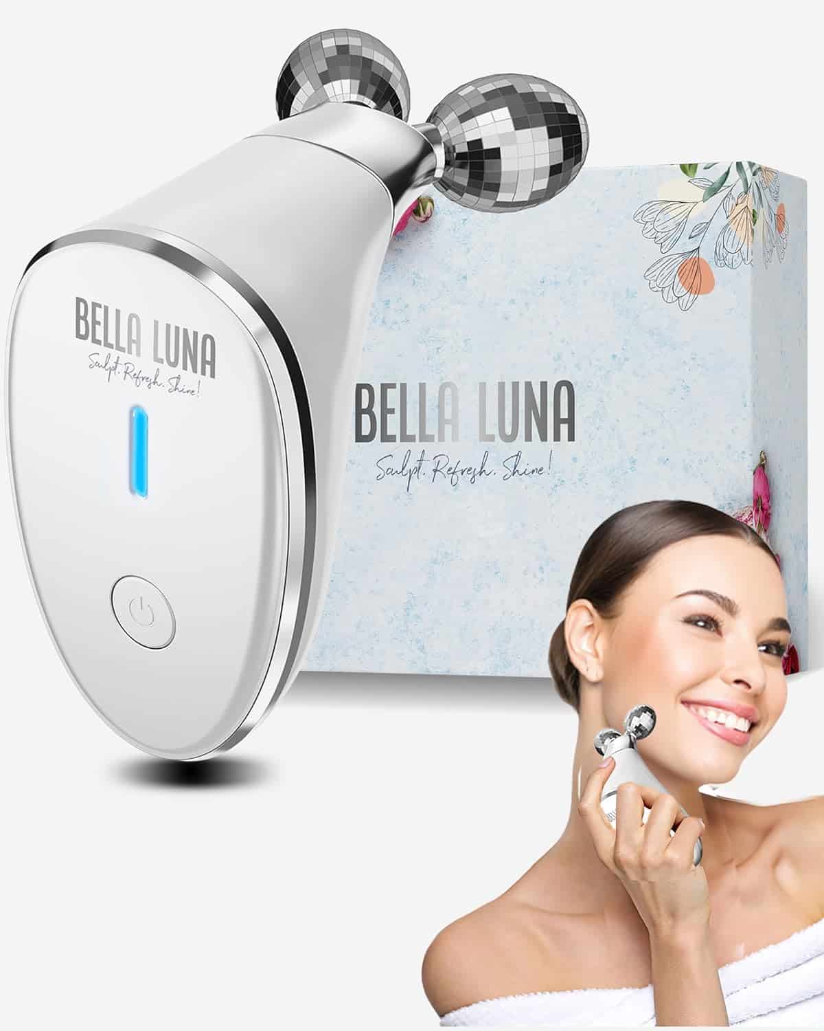 5-in-1 Microcurrent Facial Device for Face Tightening, Lifting & Wrinkle Reduction  Non-Invasive Anti Aging Tool, Jawline Shaper & Skin Lifting Face Sculpting Device for At-Home Skincare