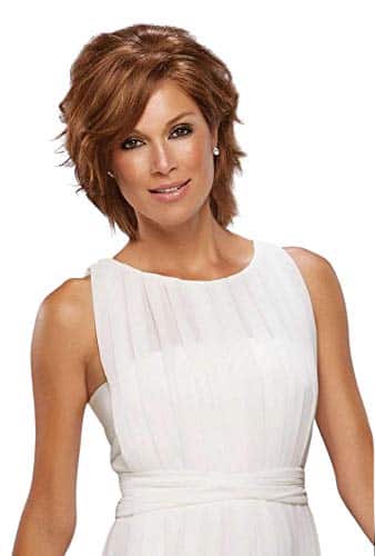 Jon Renau Sophia Hand-Tied, Lace-Front Human Hair Wig 6 Piece Bundle (1B)