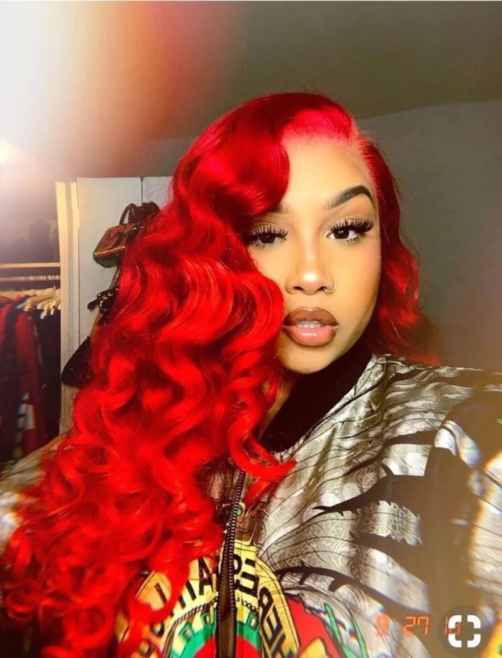 HUMAN HAIR BRAZILLIAN LACE FRONT RUBY RICH WIG 18 INCHES