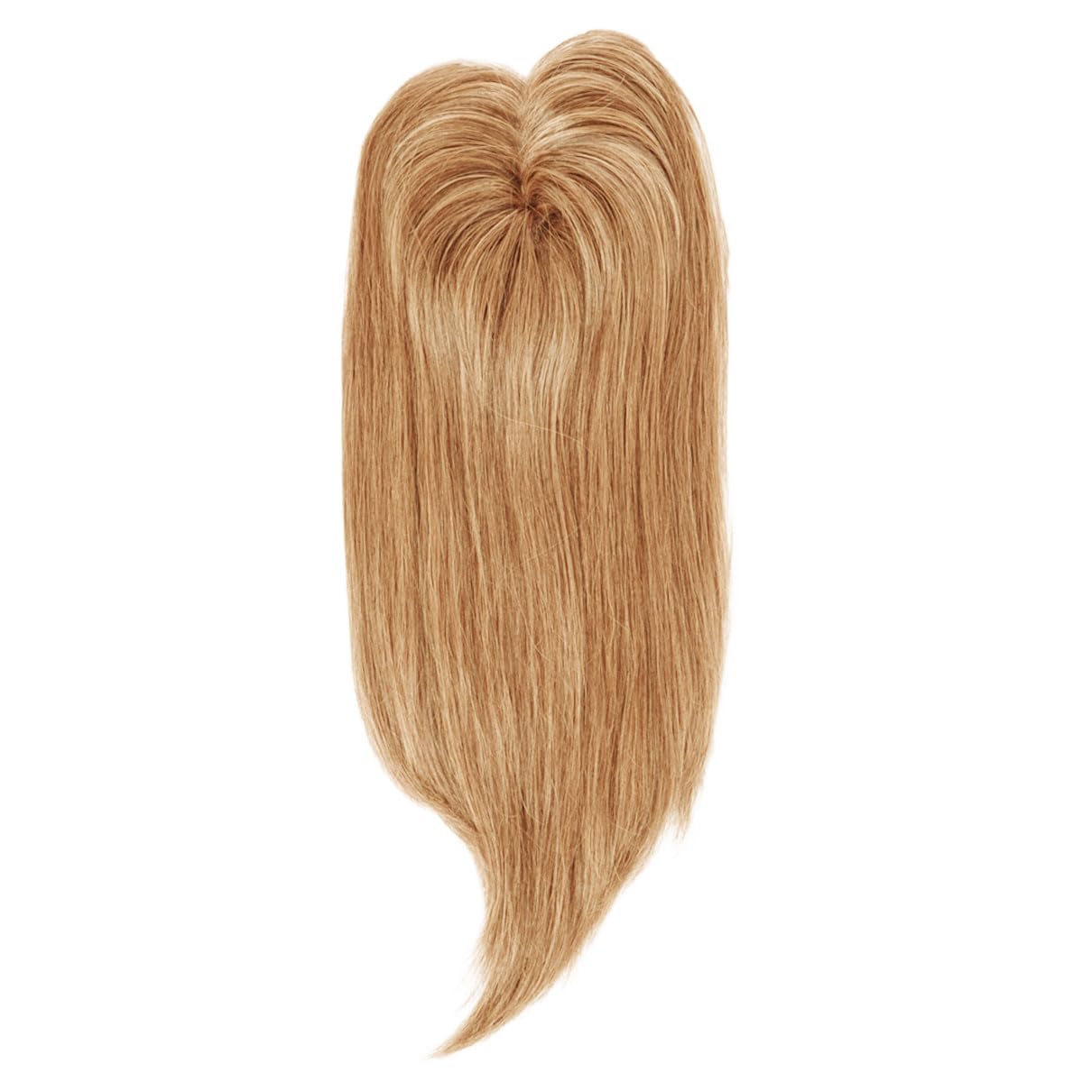 Raquel Welch On Key Transformations 16" Top-Of-The-Head Hair Topper Human Hair Wig by Hairuwear, SS14/88 SS Golden Wheat