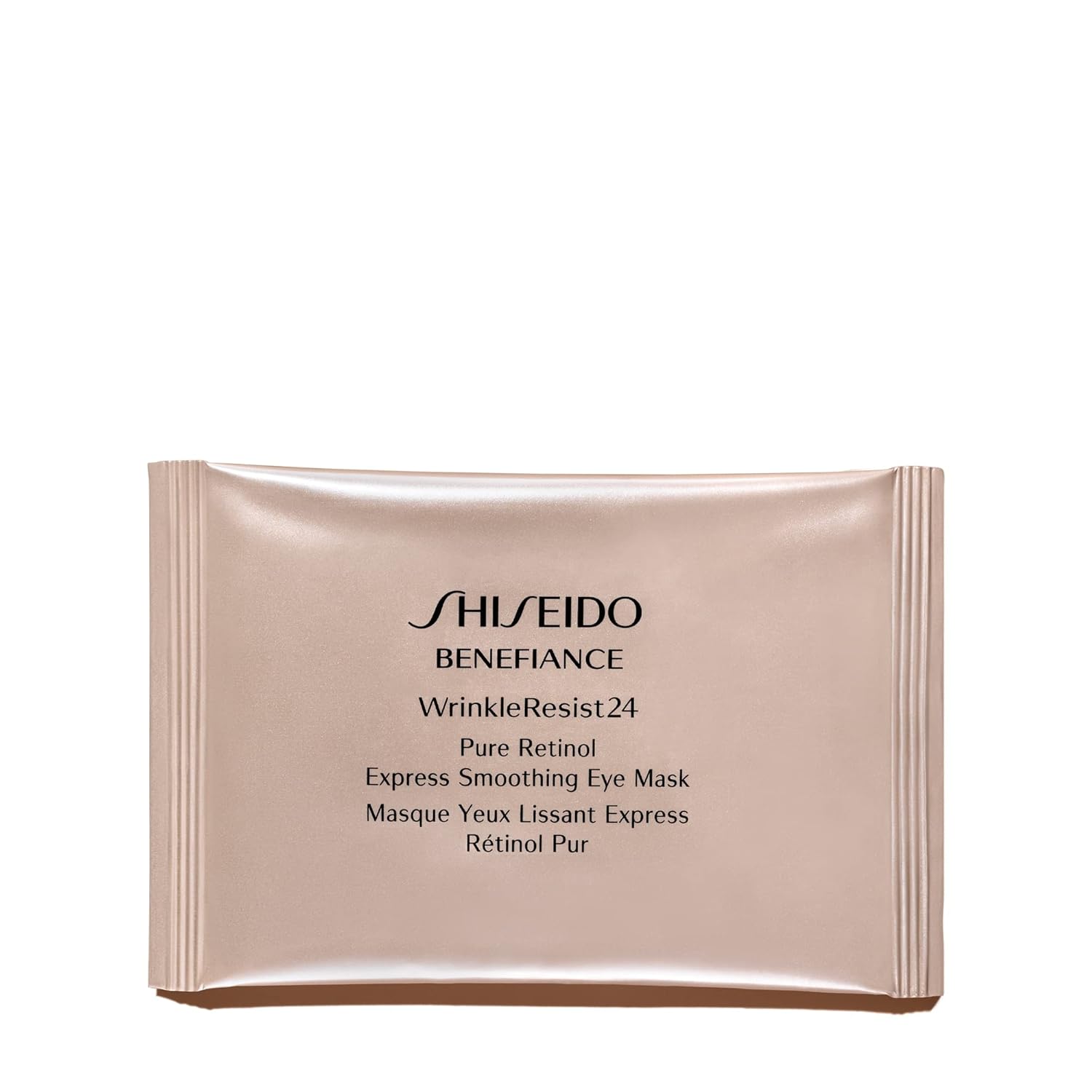 Shiseido Benefiance WrinkleResist24 - Pure Retinol Express Smoothing Eye Mask - 12 Sets of Two Eye Masks - Reduces Appearance of Wrinkles in 15 Minutes