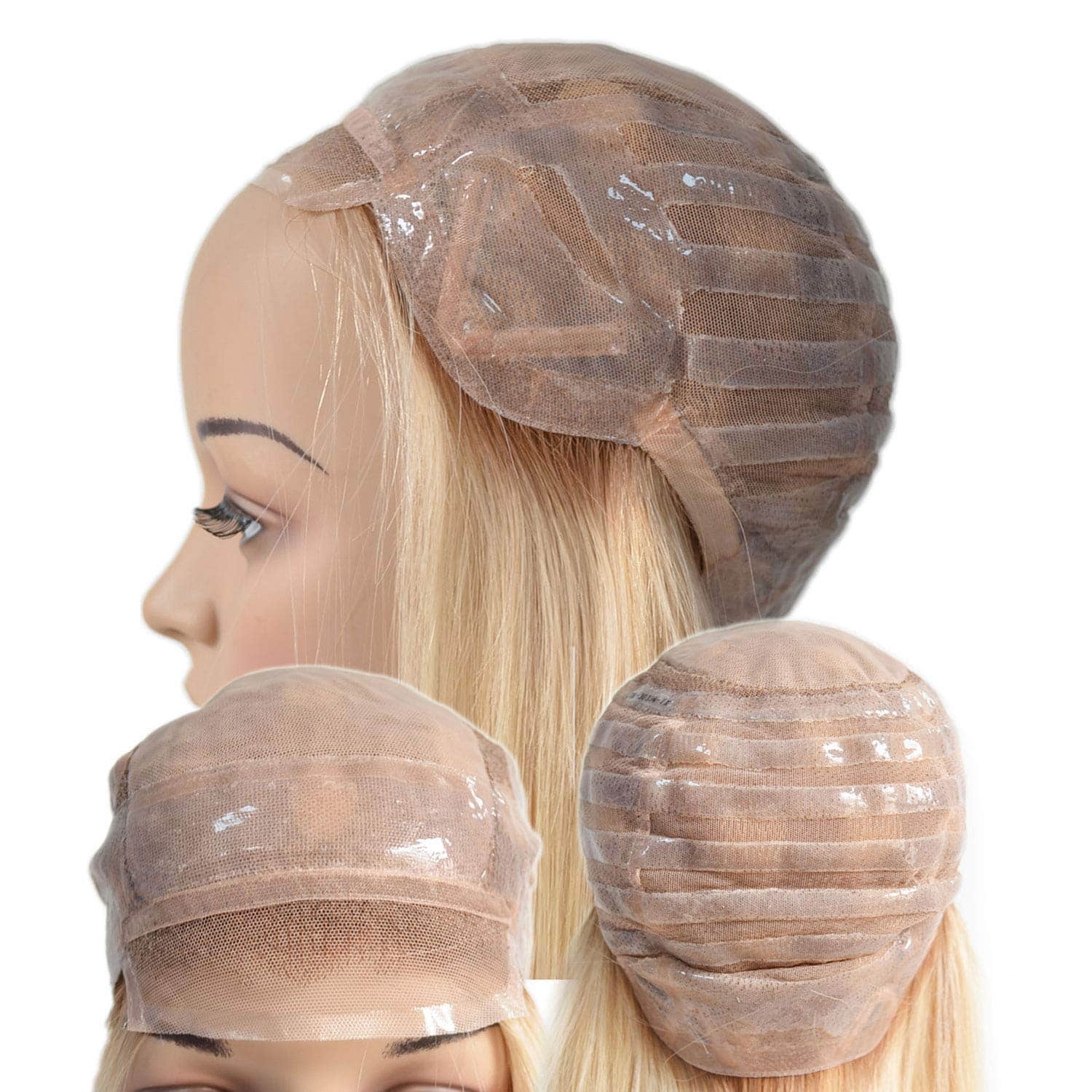 "LEWG-19" Custom Customized Women Human Hair System Replacement Toupee Full Head Wig Hairpiece Installation Wig Prosthesis for Hair Loss Alopecia