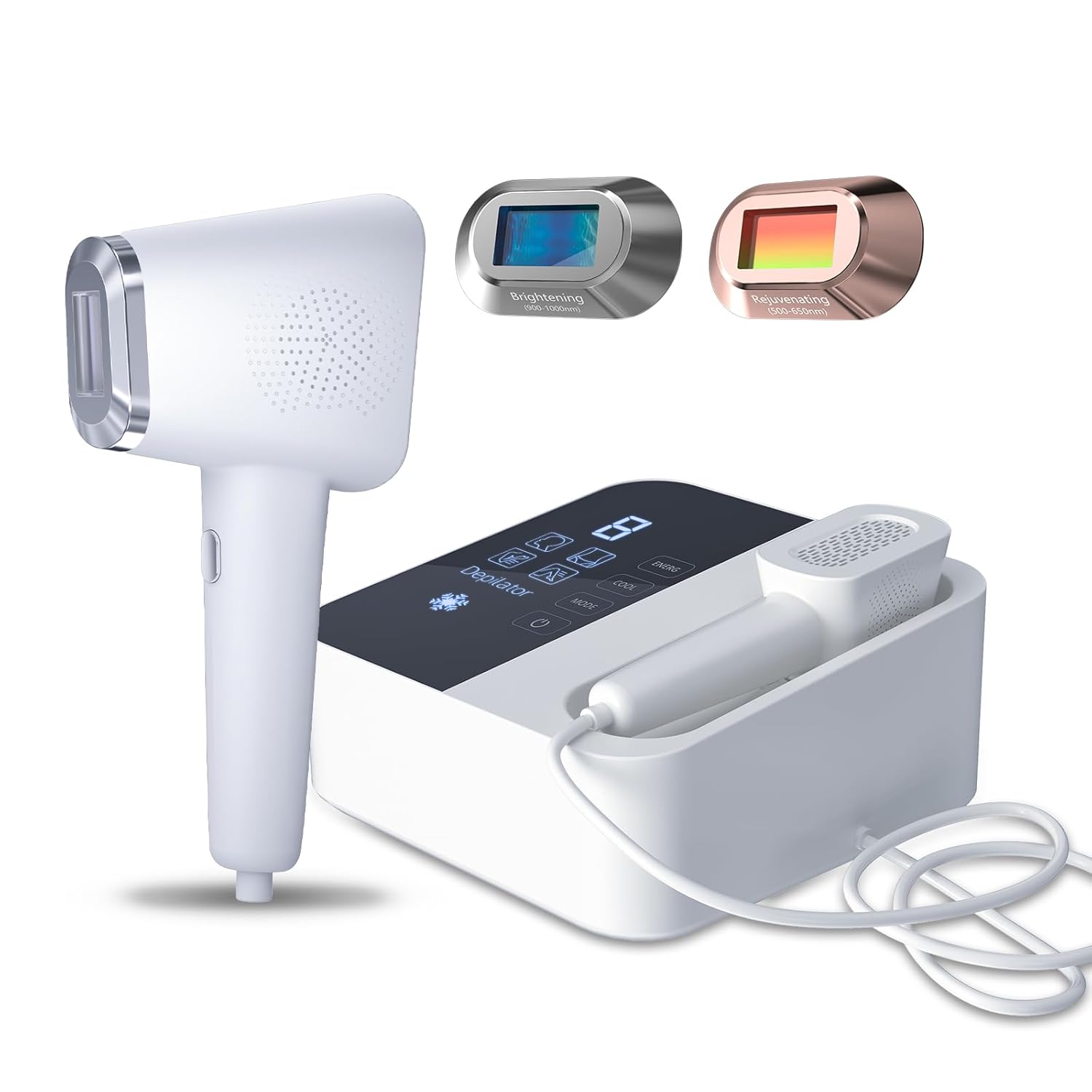 Laser Hair Removal for Women & Men, At Home IPL Cooling Hair Removal Device, 3 in 1 Painless Facial Armpits Arms Legs Bikini Line Hair Removal, Ideal Gift for Girl Women Men