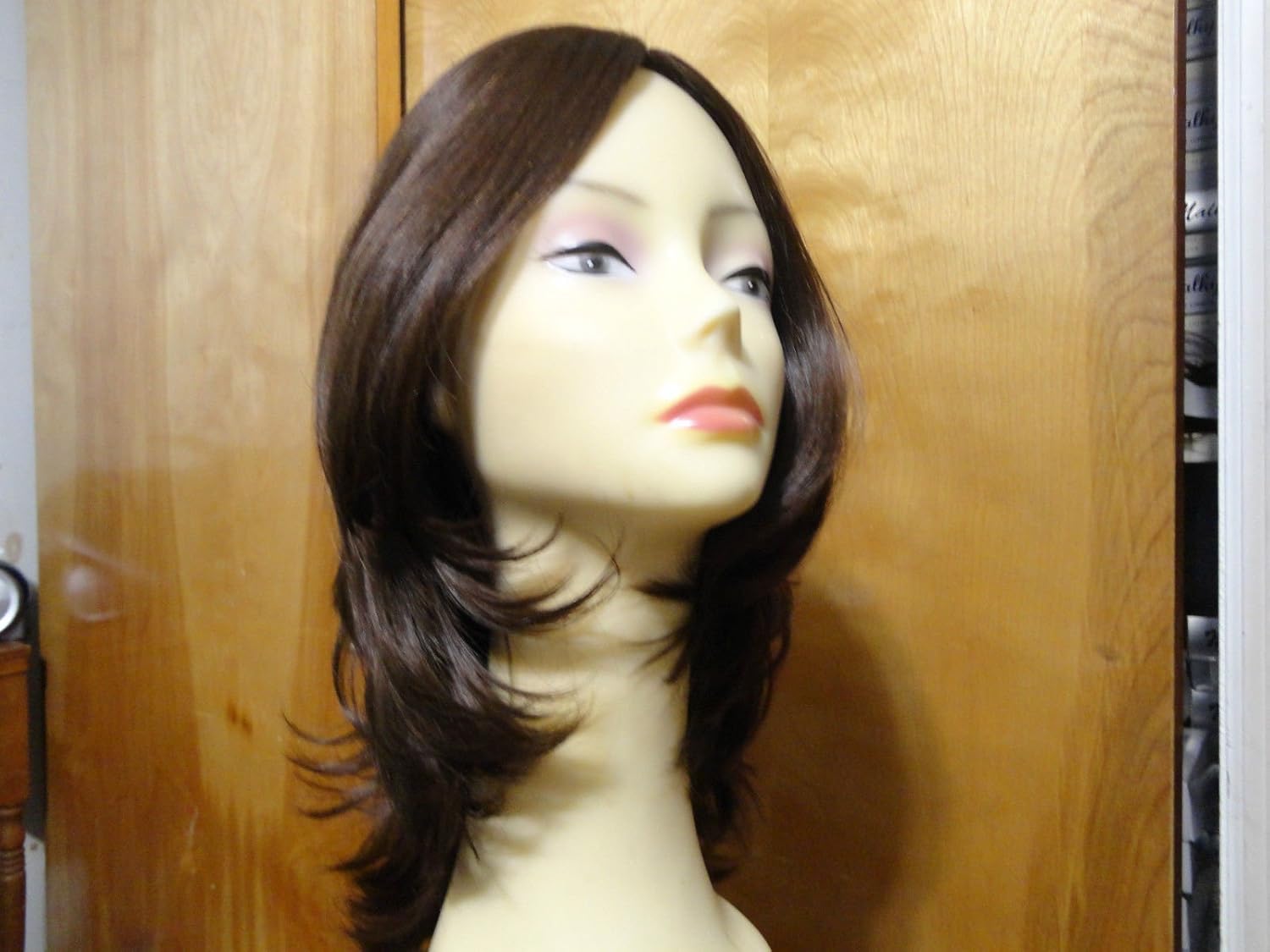 Malky Sheitel European Multidirectional Human Hair Wig Medium Brown Color 8/6 S