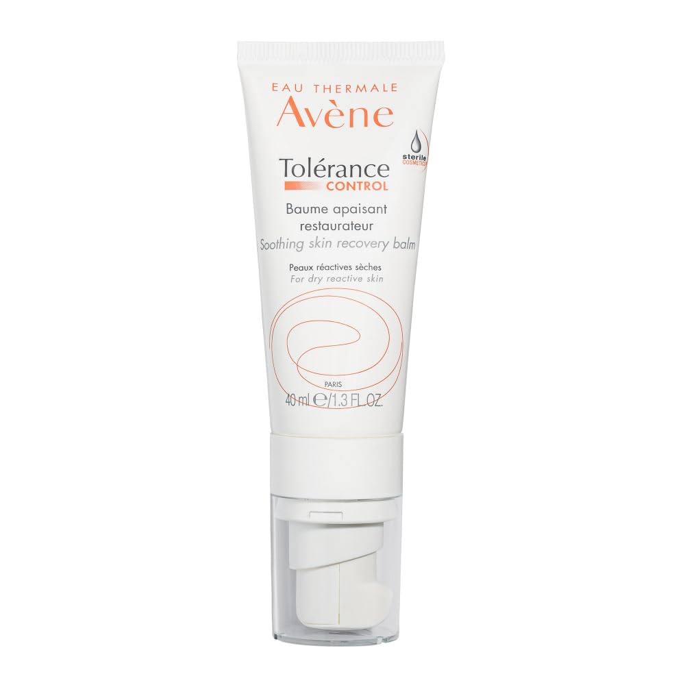 Avne Tolerance Control Soothing Skin Recovery Cream, for Hypersensitive Dry Skin, Restores Skin Barrier, Calms sensations of skin discomfort, Sterile Pump, Face Moisturizer, Fragrance-Free 1.3 Fl Oz